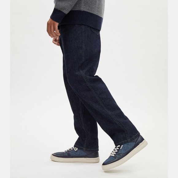 NWT Coach Outlet Clip Court High Top Sneaker In Signature - Picture 5 of 6